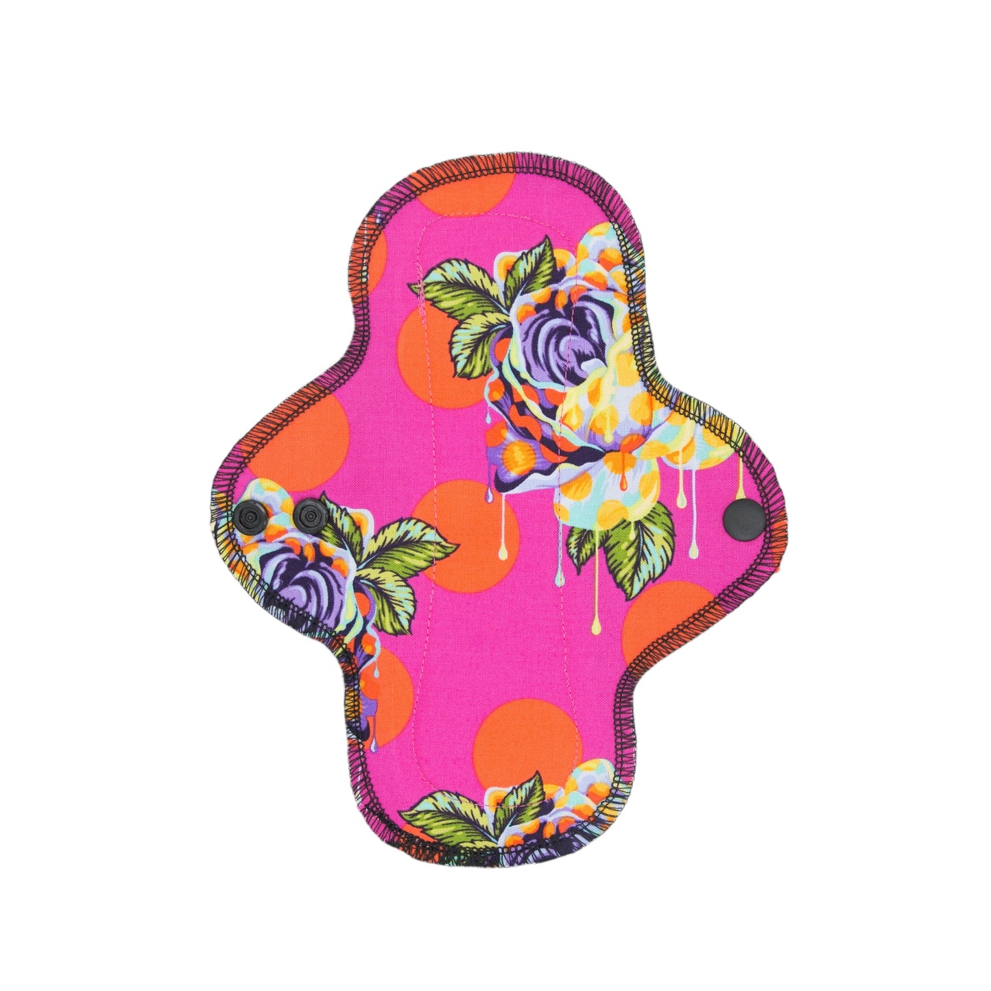 Melting Roses Pink - Washable Cloth Pad - SEVERAL SIZES
