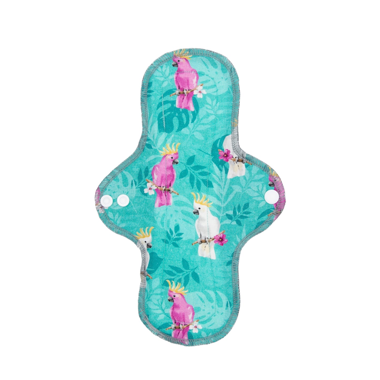 Reusable Cloth Pads Cockatoos 10”