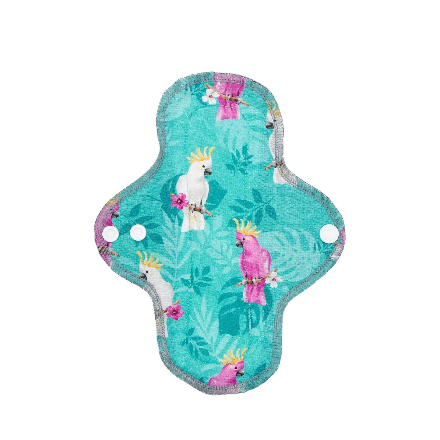 Reusable Cloth Pads Cockatoos 8”