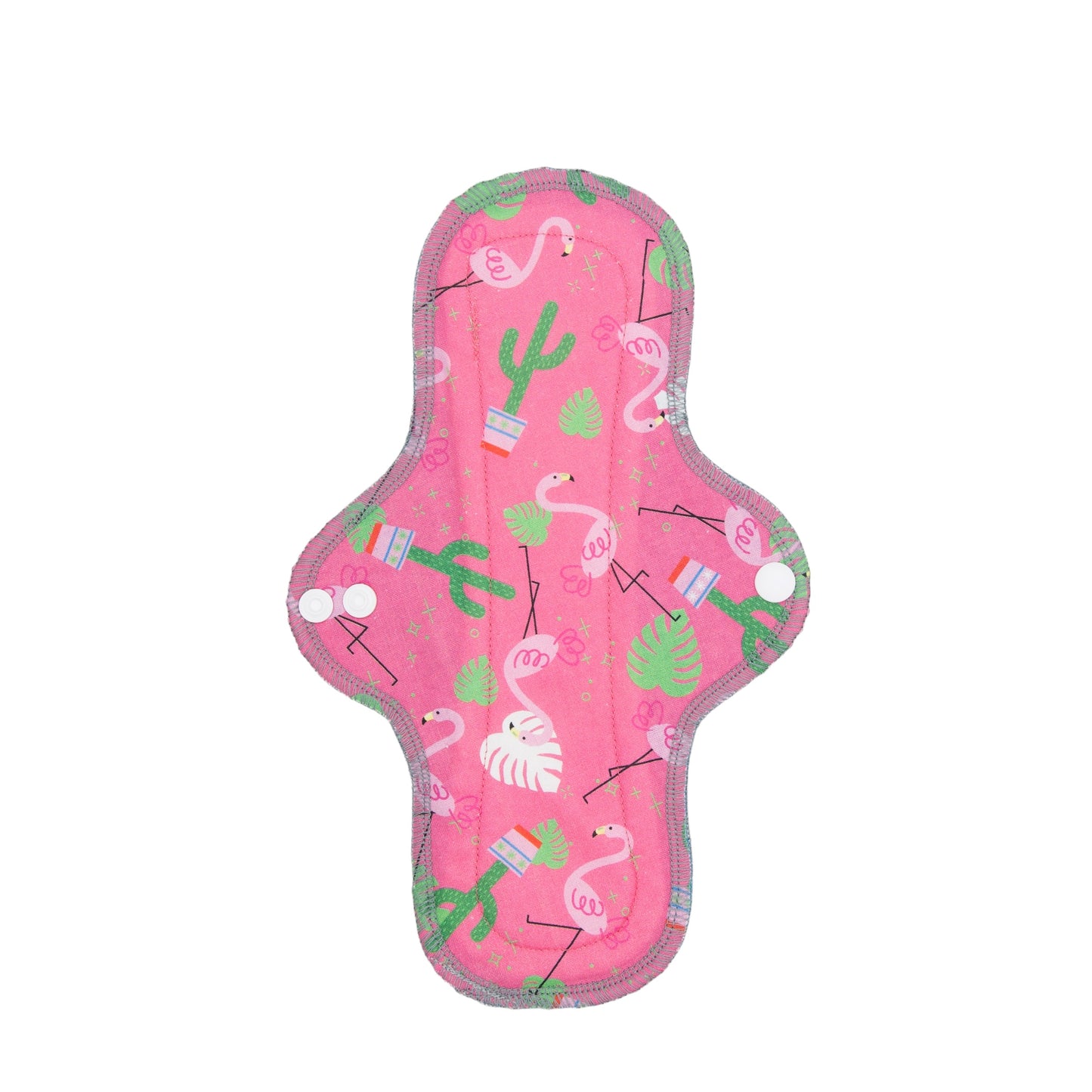 Reusable Cloth Pads Flamingos 10”