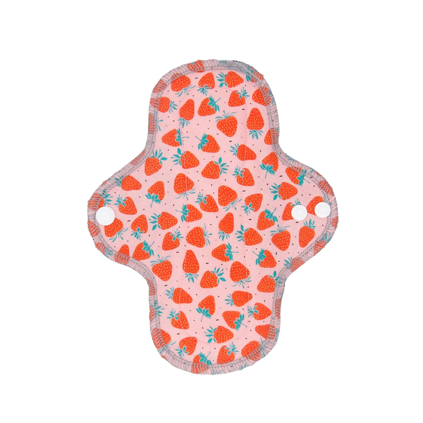 Reusable Cloth Pads Strawberries 8”