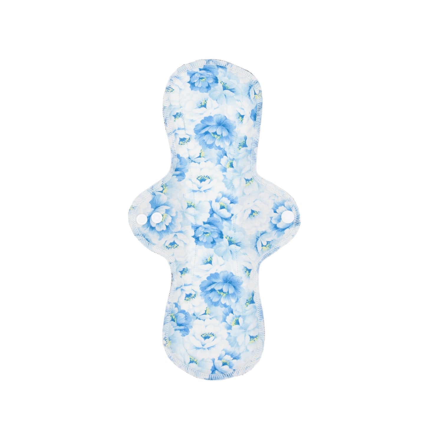Blue Floral - Washable Cloth Pad - SEVERAL SIZES
