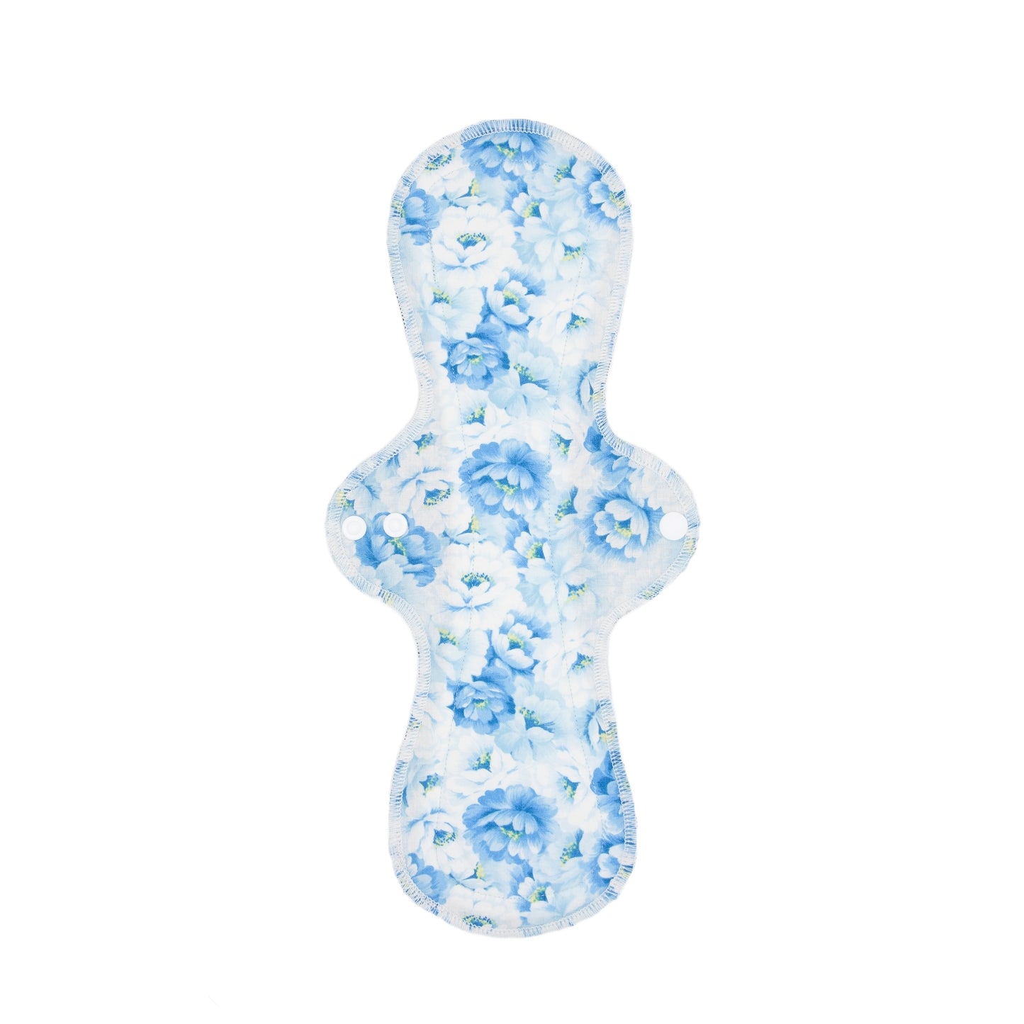 Blue Floral - Washable Cloth Pad - SEVERAL SIZES