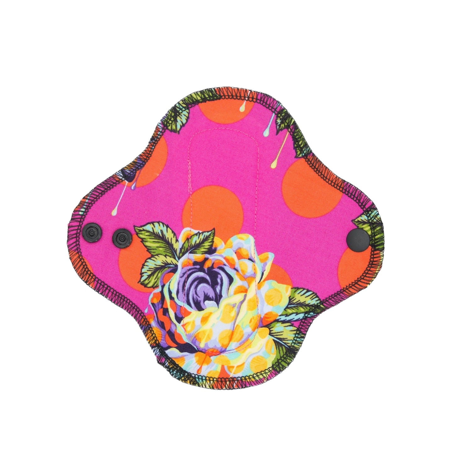 Melting Roses Pink - Washable Cloth Pad - SEVERAL SIZES
