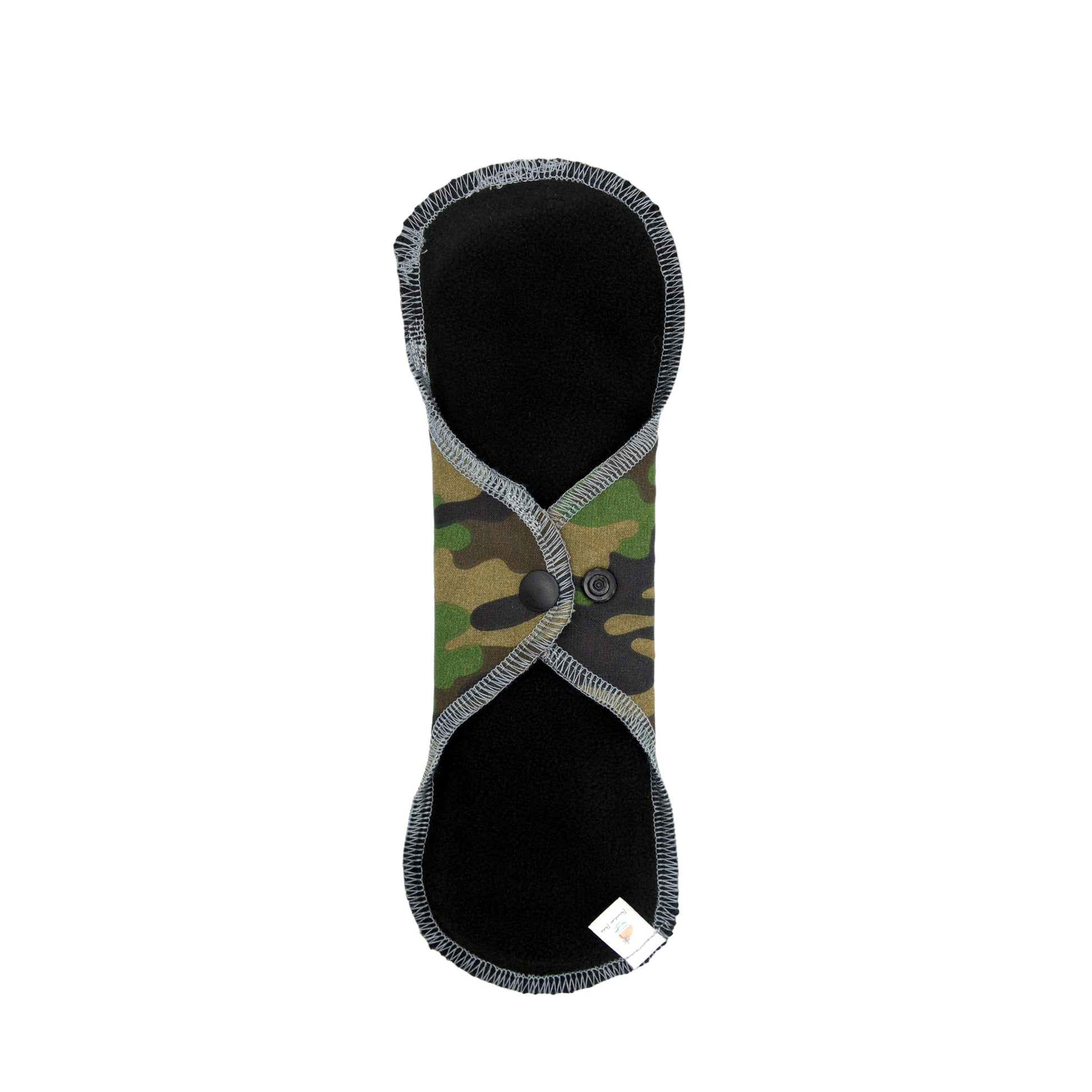 Reusable Cloth Pads Camo 10” Closed 