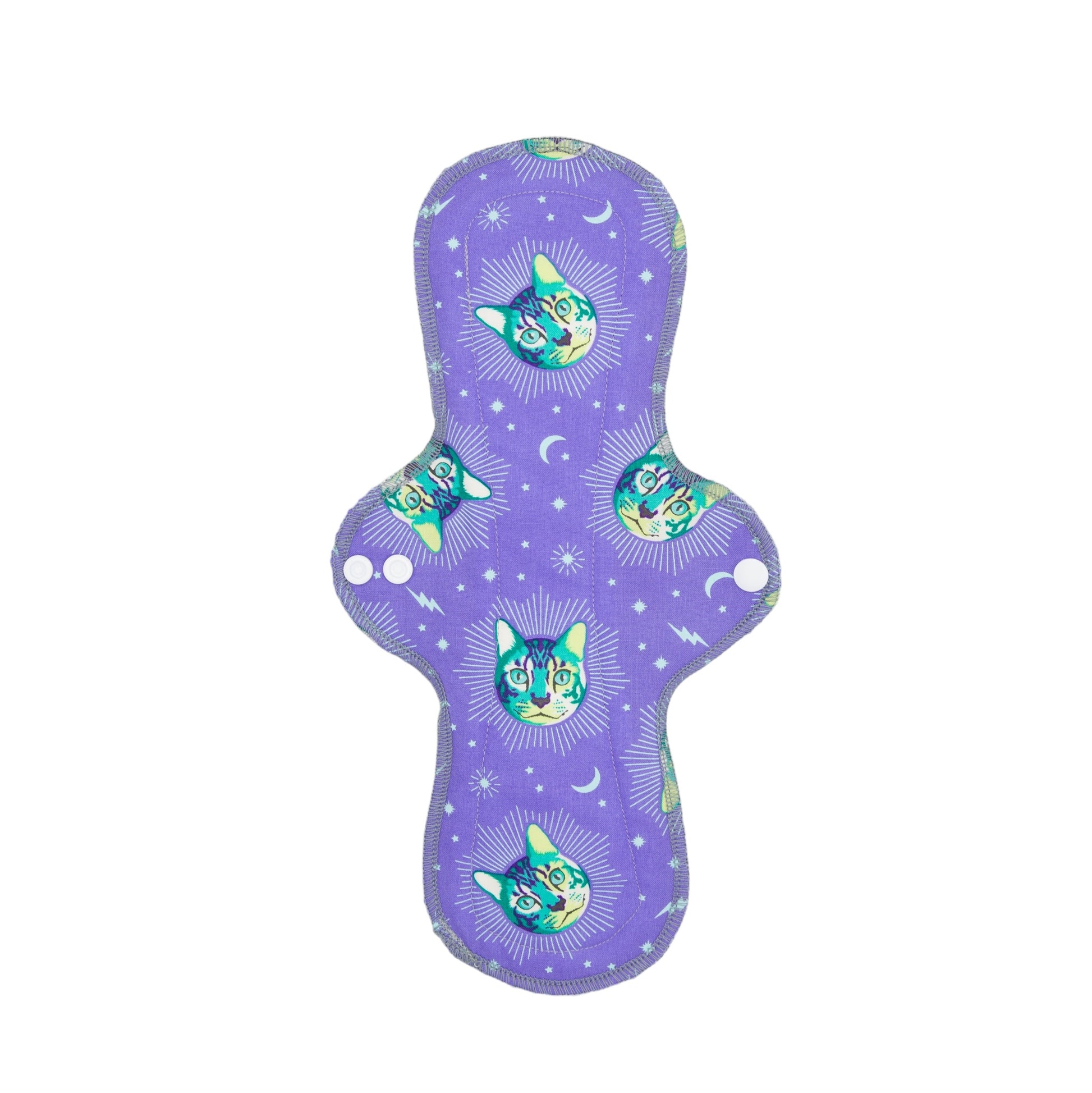 Reusable Cloth Pads Psychedelic Cat 12”