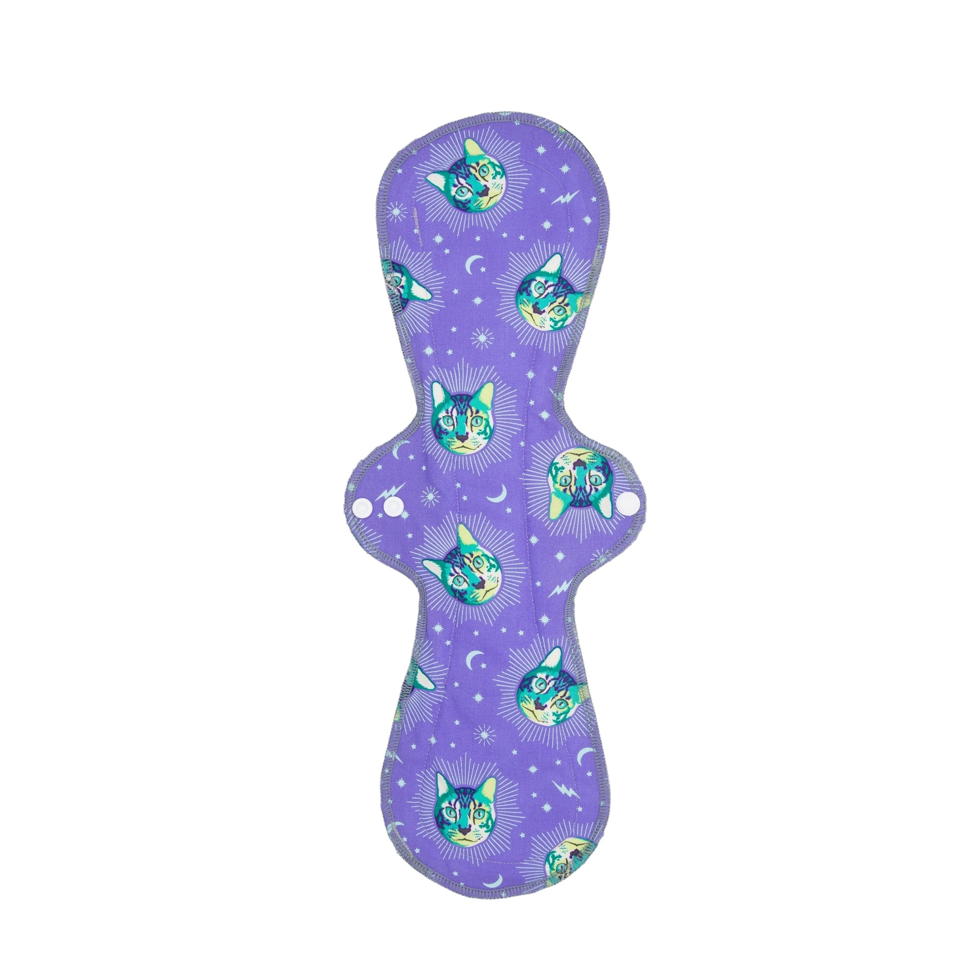 Reusable Cloth Pads Psychedelic Cat 16”