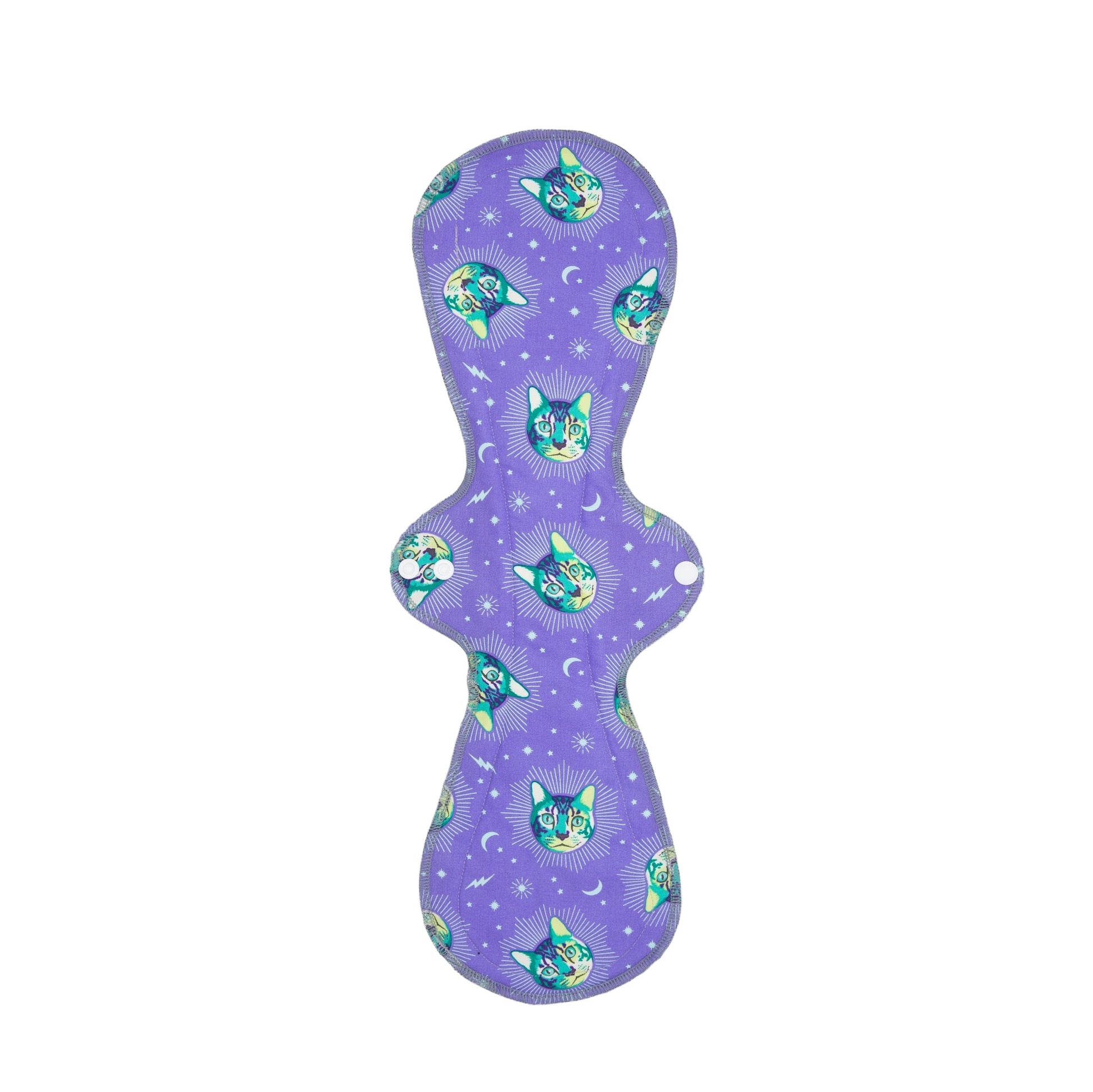 Reusable Cloth Pads Psychedelic Cat 18”