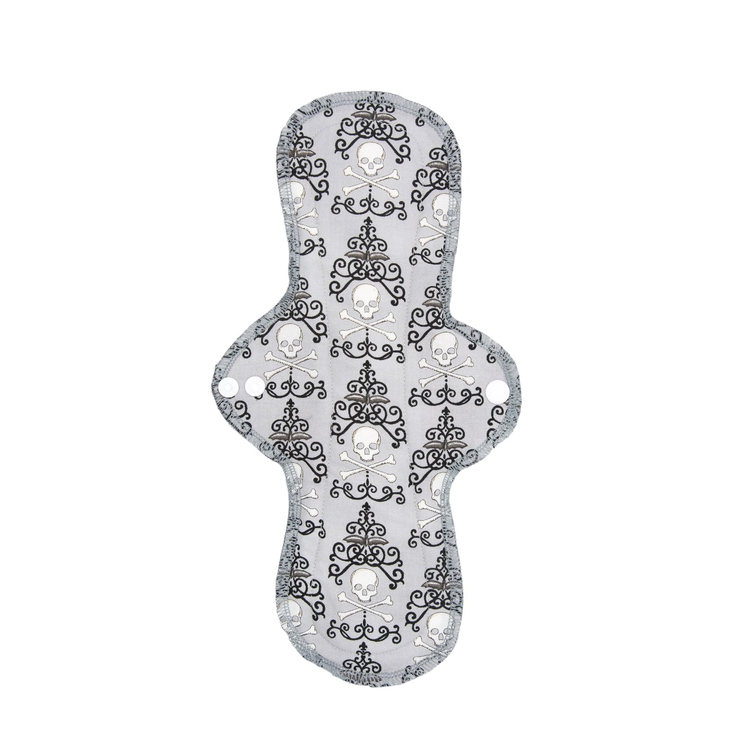 Reusable Cloth Pads Skeleton & Bats 12”