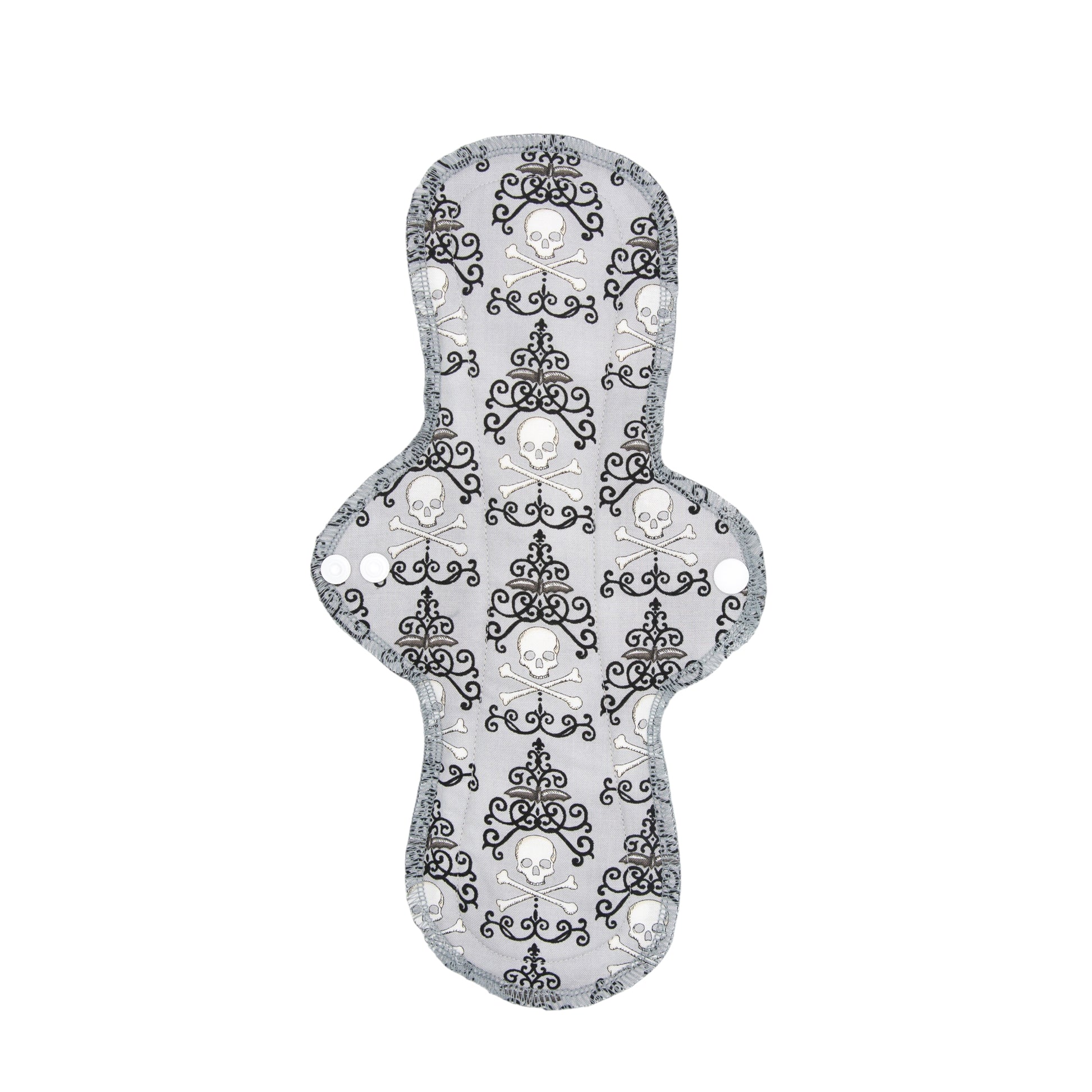 Reusable Cloth Pads Skeleton & Bats 12”