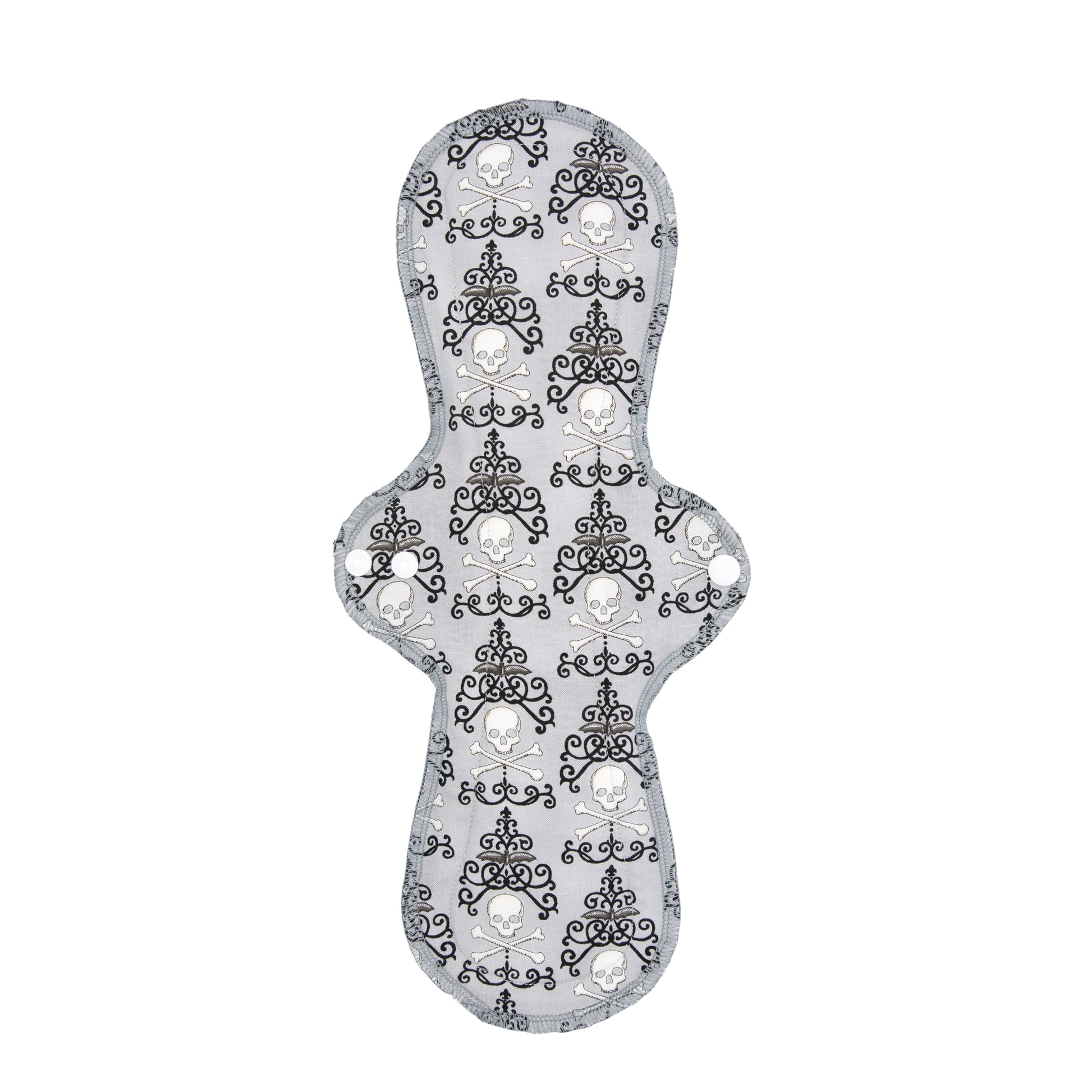 Reusable Cloth Pads Skeleton & Bats 14”