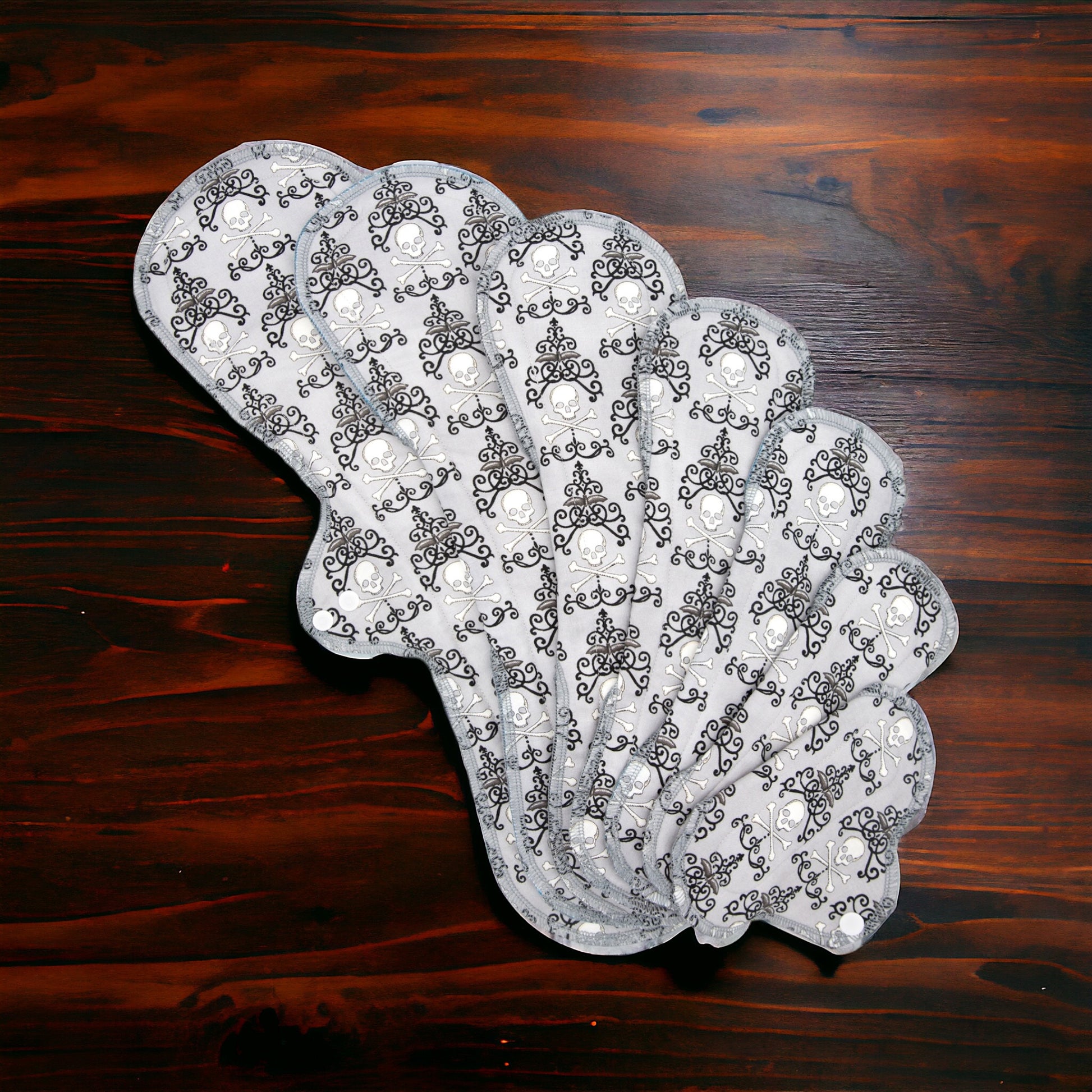 Reusable Cloth Pads Skeleton & Bats Collection